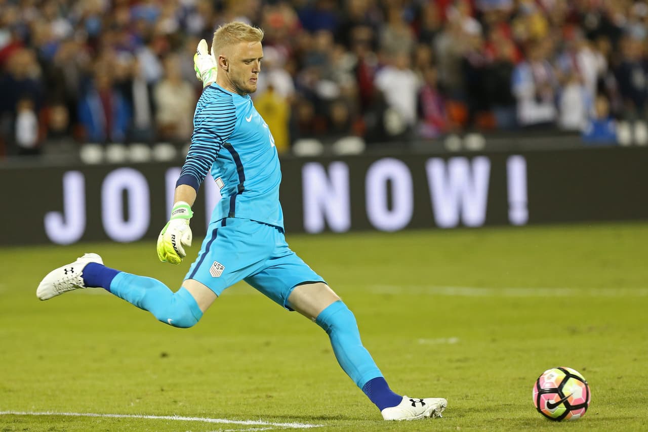 William Yarbrough, durante un partido de la selección de Estados Unidos en 2016.