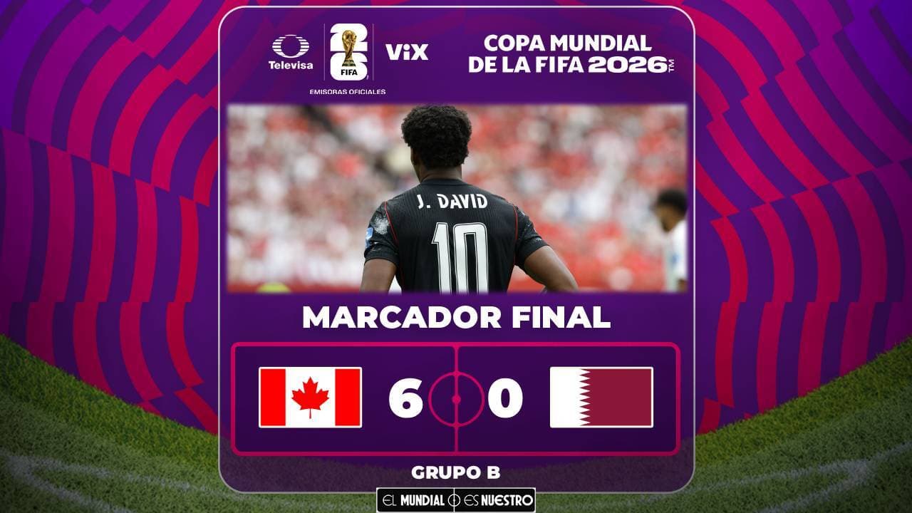Resumen | ¡Histórica goleada! Canadá le anotó 6 a Catar y asume liderato de Grupo B