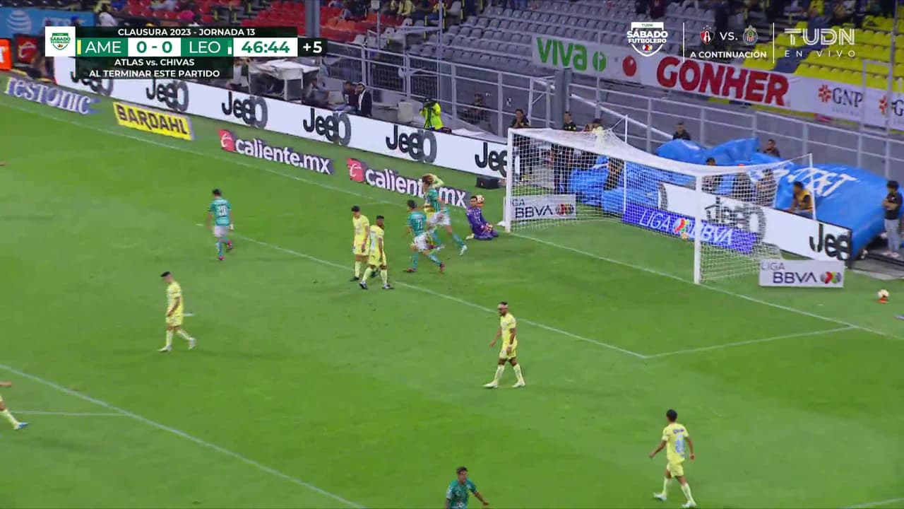 ¡GOOOL! Alfonso Alvarado anota para León.