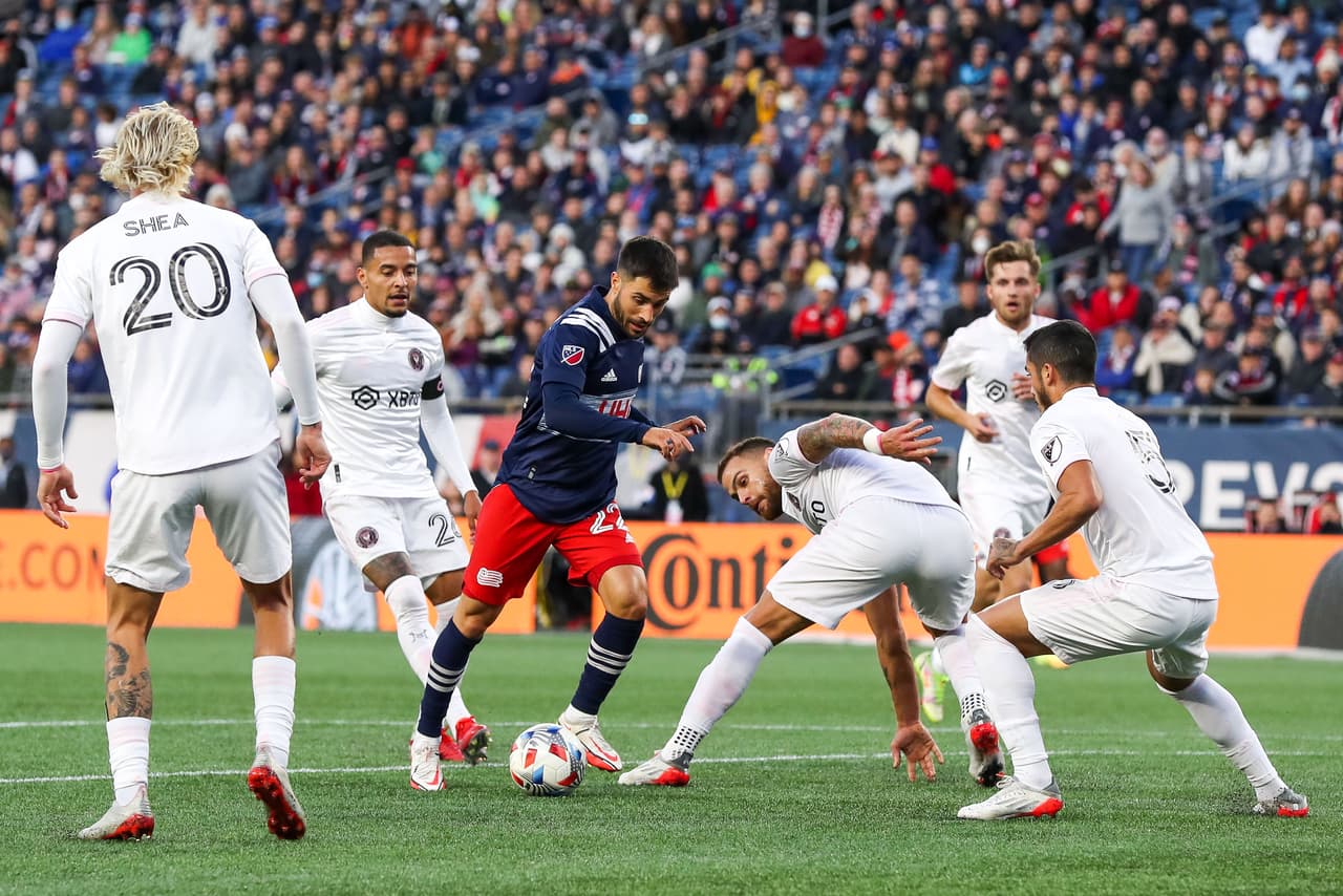 Inter Miami CF y New England Revolution protagonizarán uno de los encuentros del sábado en la MLS.