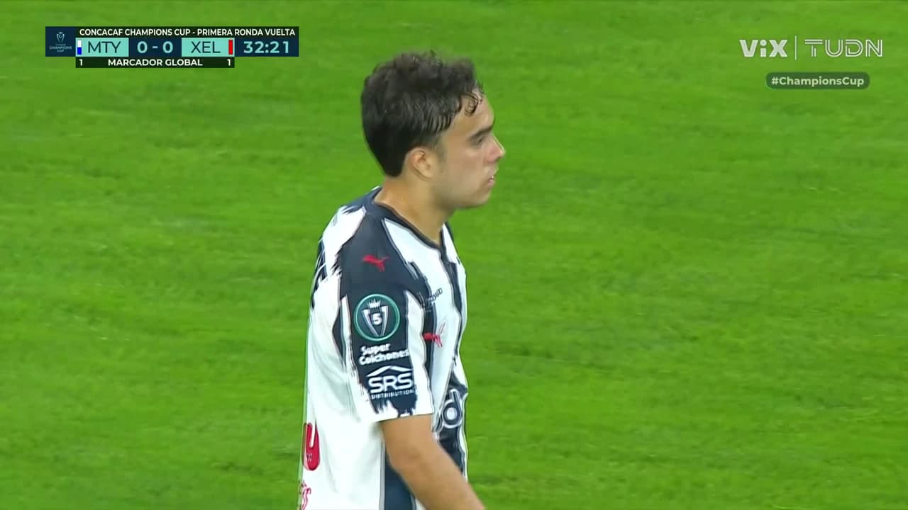 ¡Iker Fimbres abre el marcador para Rayados! Tras gran pase de Martial