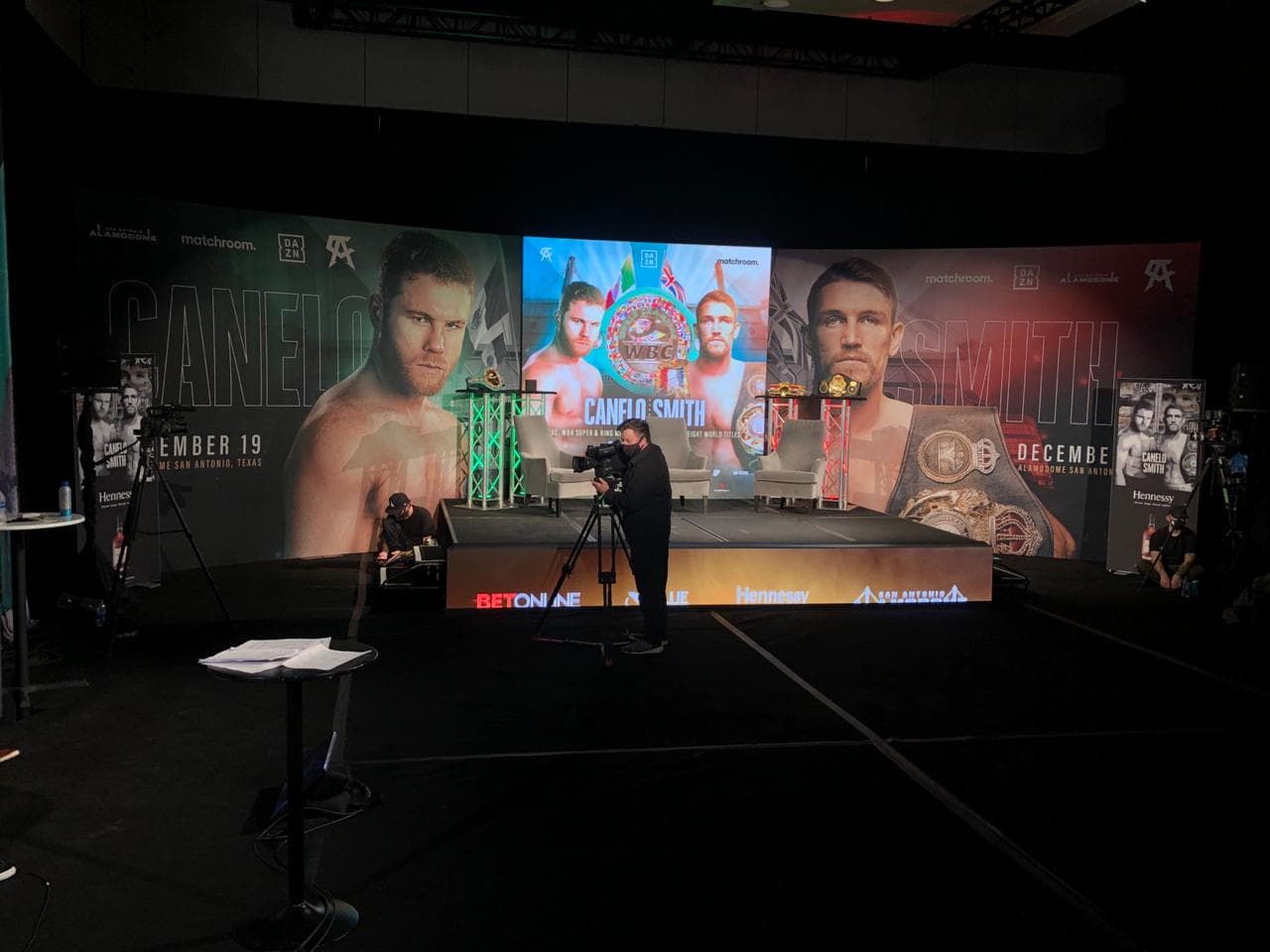 Las postales de la última conferencia previa al Canelo vs Smith | Luego de trece meses de inactividad, el mexicano tendrá una complicada prueba en las 168 libras.