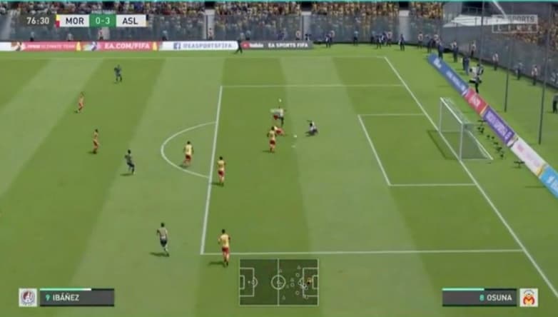 Luis Reyes comanda la goleada del Atlético San Luis sobre el Morelia del portero Luis Malagón.