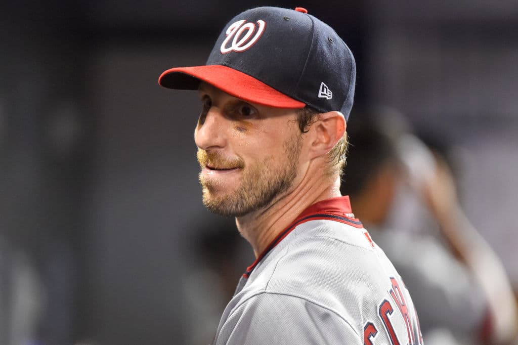 <b>6) Max Scherzer (Washington Nationals)</b>. Sherzer es una garantía de rendimiento, no importa cuándo lo leas. Aunque su marca es de 9-5, suma 181 ponches segundo en las Ligas Mayores en esta área, un muy respetable 2.30 de efectividad en 19 aperturas.