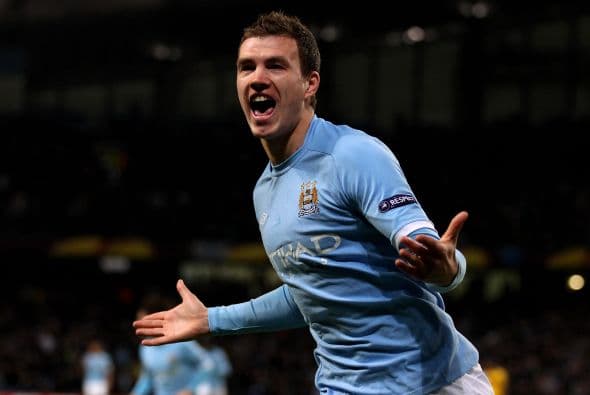 El bosnio Edin Dzeko marcó el primer tanto.