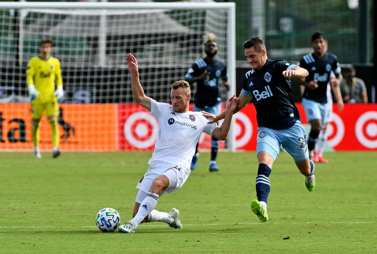 Chicago Fire iguala sin goles frente a Vancouver Whitecaps.
