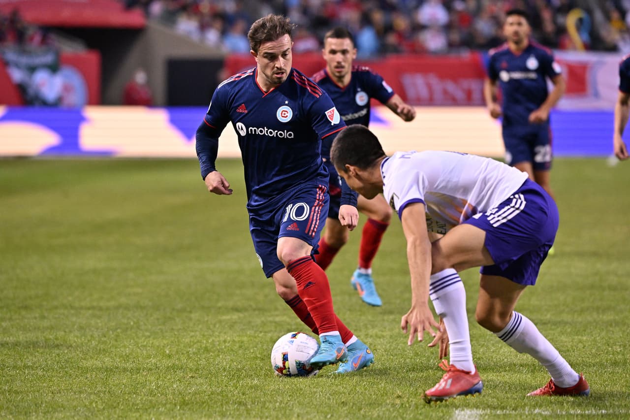 Xherdan Shaqiri muestra ganas, pero su equipo sigue sin ganar en lo que va de la temporada 2022 de la MLS.