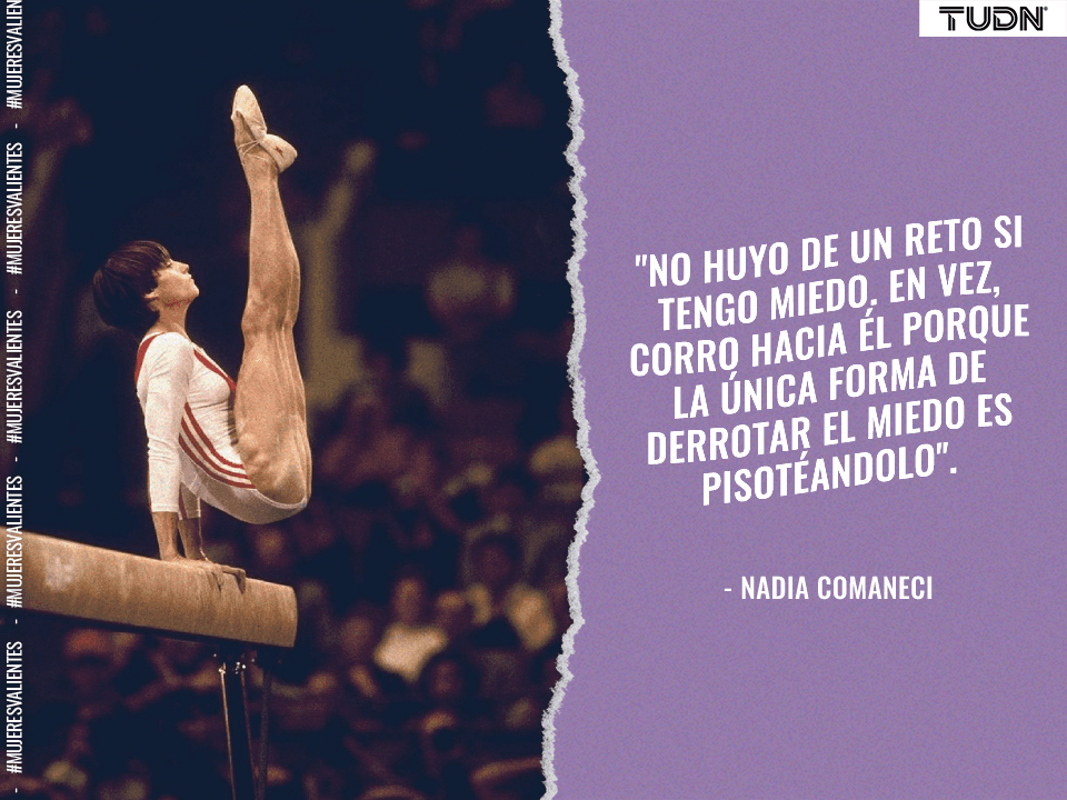 Nadia Comaneci, cinco veces medallista de oro olímpico y primera gimnasta con un 10 perfecto.