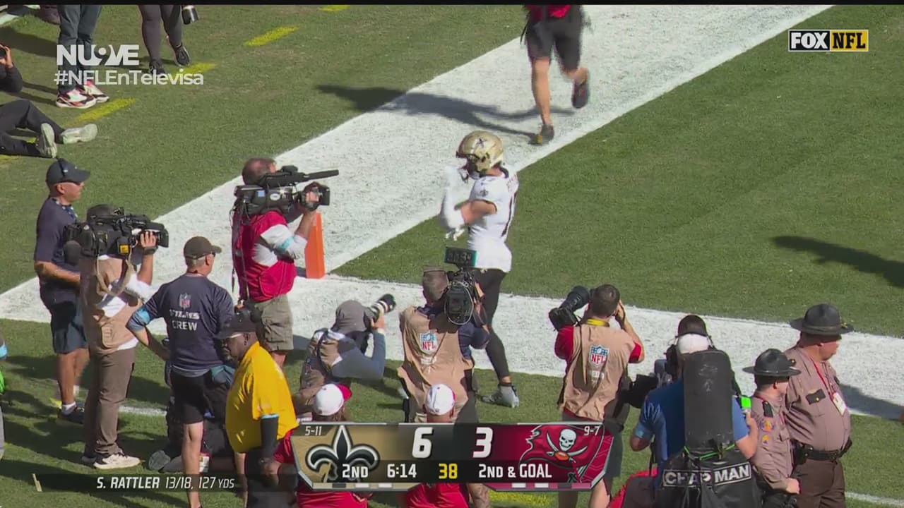 ¡TD Saints! Rattler aguanta y lanza a las diagonales con Pettis