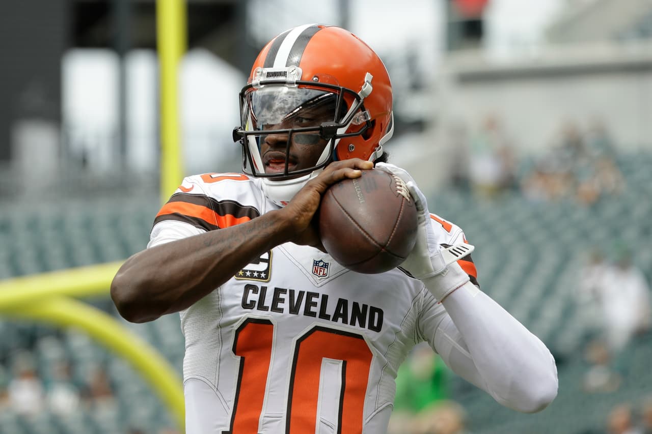Los Cleveland Browns colocaron a Robert Griffin III en la reserva de lesionados