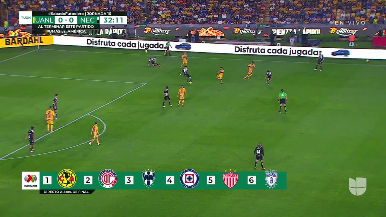 ¡GOOOL! Braian Samudio anota para Necaxa.
