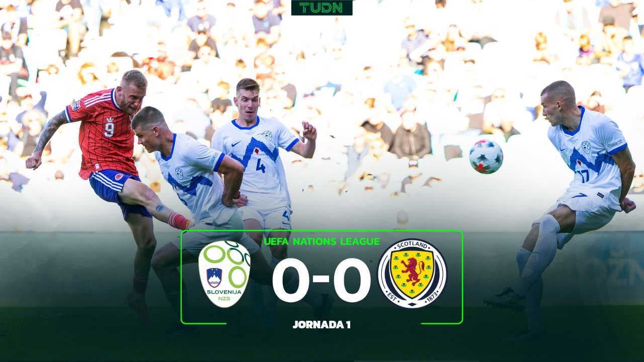 Resumen | Eslovenia y Escocia dividen puntos en el inicio de Nations League