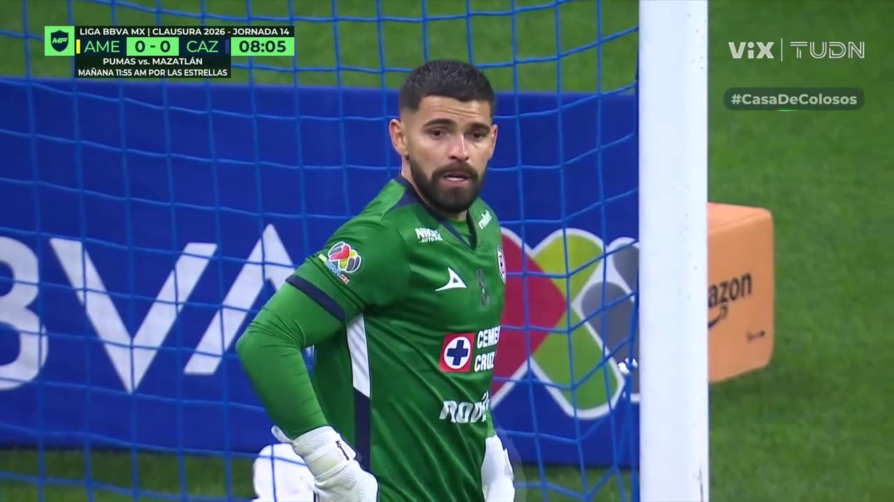 ¡América casi madruga a Cruz Azul de no ser por este atajadón de Andrés Gudiño!