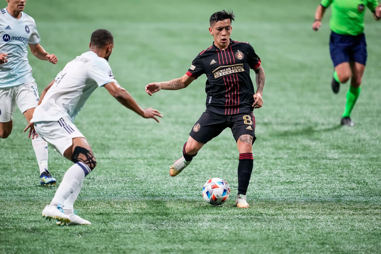 Ezequiel Barco marcó un golazo en el regreso de Atlanta United FC al Mercedes-Benz Stadium sobre Chicago Fire FC.
<br>