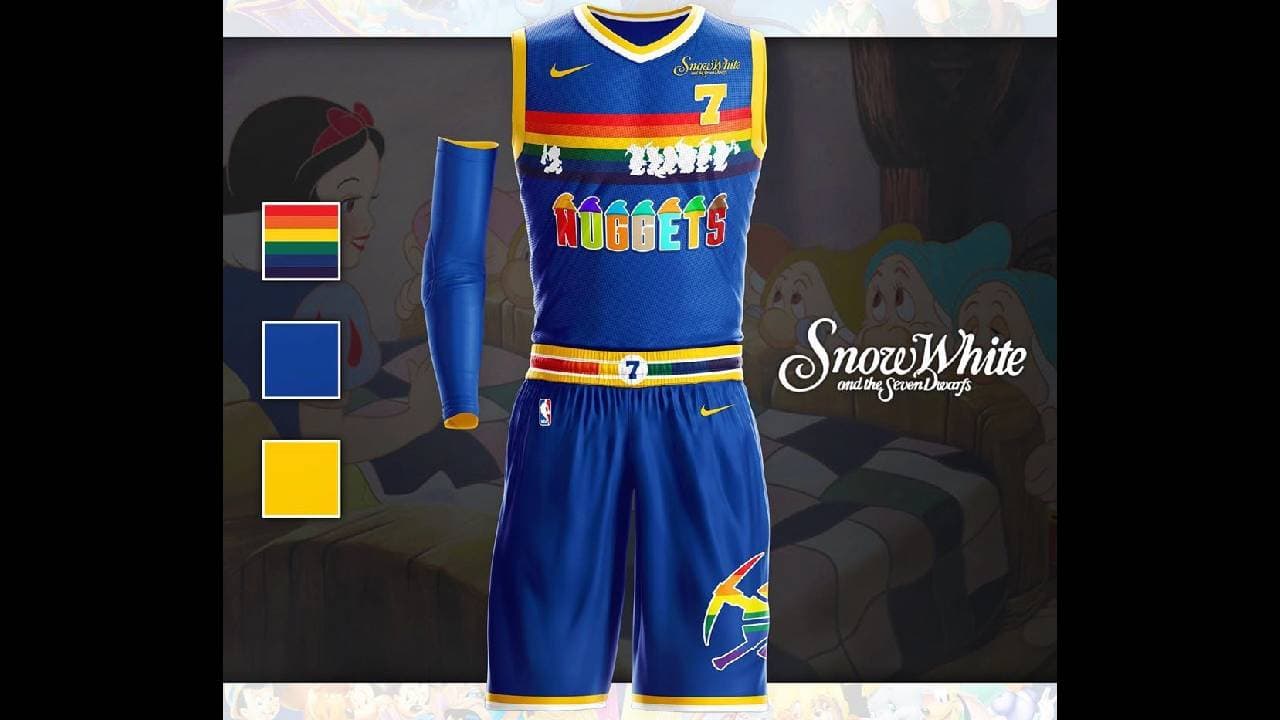 'Snow White' o 'Blanca Nieves' fue la inspiración para la 'armadura' de los Denver Nuggets,