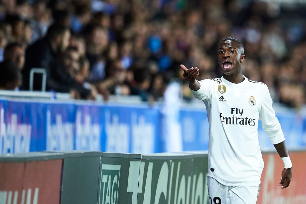 Vinicius Junior fue un fichaje de Real Madrid por 45 millones de euros y llegó como la gran promesa, pero ha tenido más actividad con el Castilla en la Segunda División.