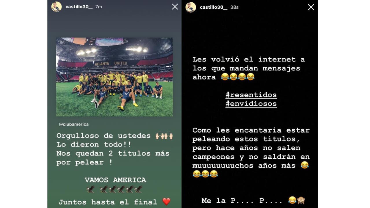 Nico Castillo reaccionó por burlas tras derrota de América
