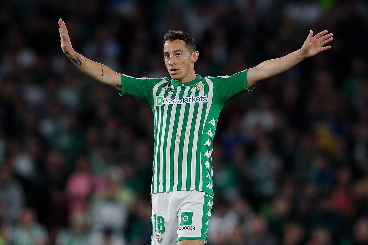 Guardado regresa a la convocatoria de Pellegrini con el Betis