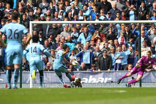 Al 65 el pampero metía el tercero desde los once pasos para poner el marcador 4-0.