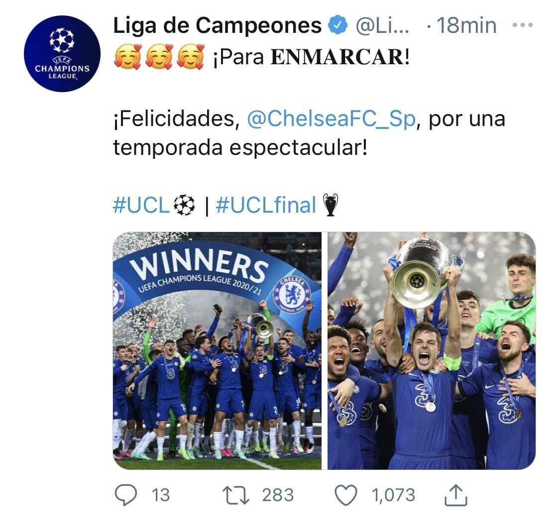 Federaciones, jugadores y clubes alrededror del mundo no se tardaron en felicitar al nuevo campeón de Europa.