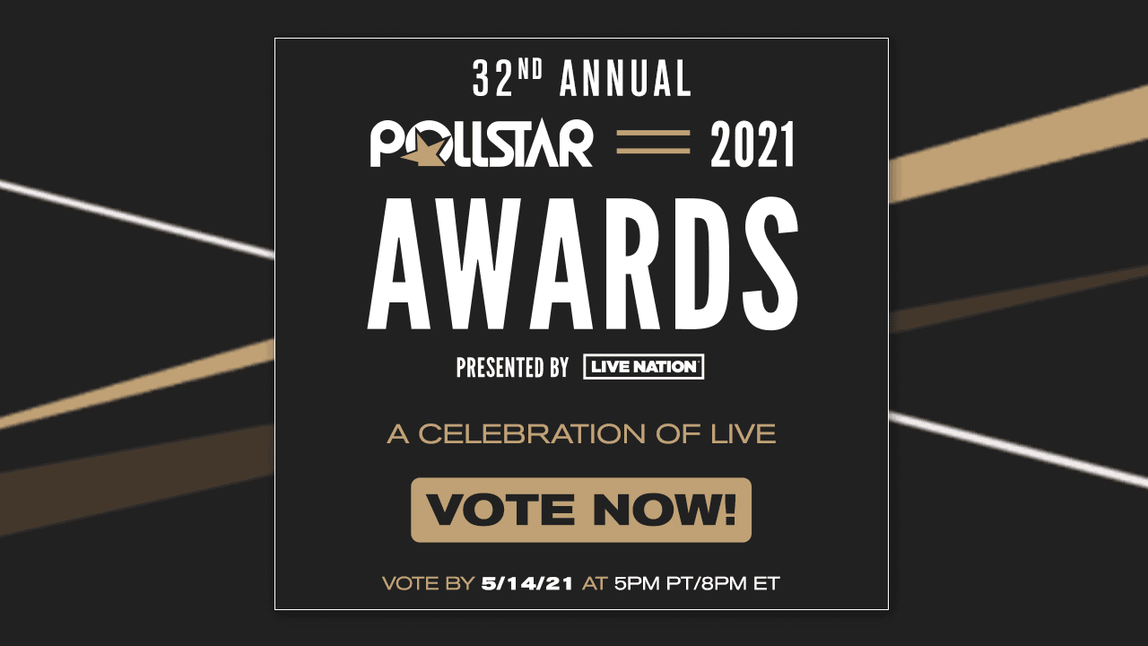 En los Pollstar Awards competiría con otros grandes de la música como Enrique Iglesias, Alejandro Fernandez, J-Lo, Marc Anthony, Ricky Martin, Selena Gómez, Romeo Santos y Maná.