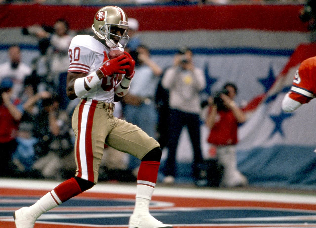 Jerry Rice tuvo 7 recepciones para 148 yardas y 3 touchdowns, mérito suficiente para ser MVP, pero no lo ganó.
