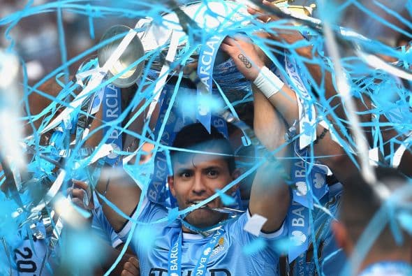 En Inglaterra el Manchester City se consagró campeón teniendo como gran figura al argentino Sergio Agüero.