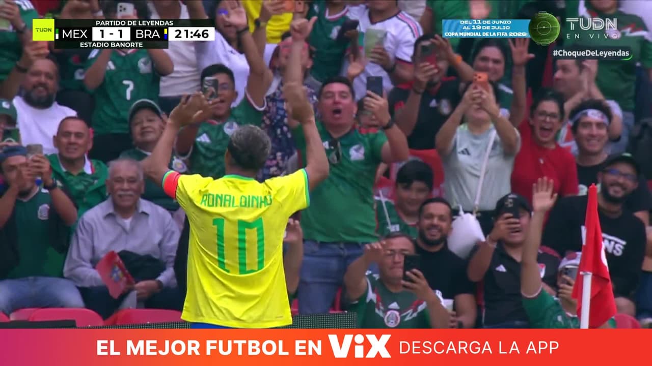 ¡Ídolo de México! Así se rindió el Estadio Banorte ante Ronaldinho