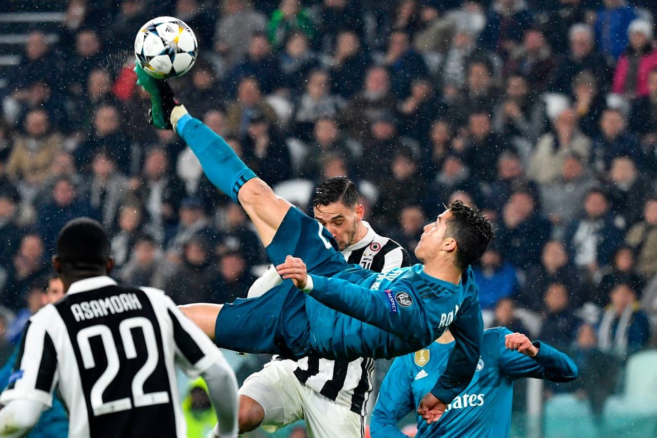 La chilena más famosa de Cristiano Ronaldo ante Juventus en los Cuartos de Final de la UEFA Champions League de 2018.