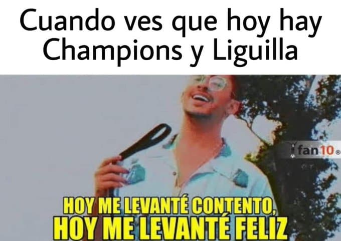 Los mejores memes que nos dejó la Jornada 5 en la Champions League.T