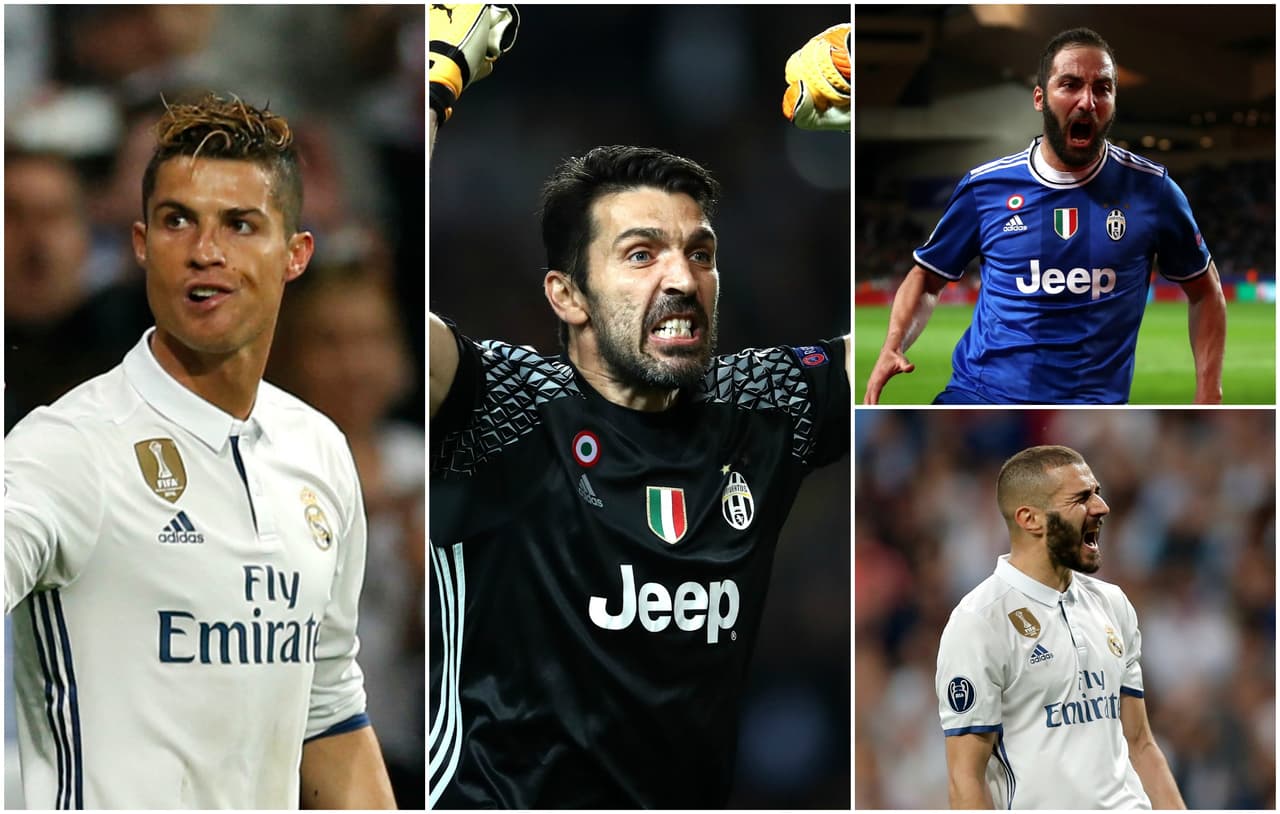 Buffon, Cristiano, Higuaín, Benzema y más jugadores 'bianconeros' y 'merengues' hacen parte de esta selección de la UEFA para su Fantasy. Incluso, hay rdos jugadores que comparten posición por lo que en realidad son 12 jugadores.