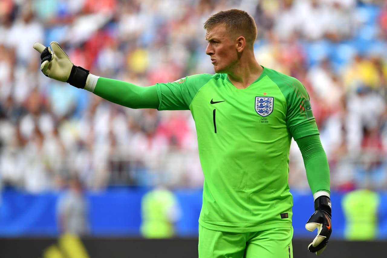 Después de ser figura en la tanda de penales ante Colombia, por los octavos de final, Jordan Pickford volvió a tener una jornada brillante.