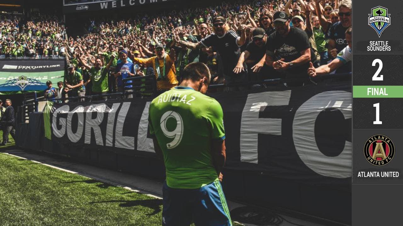 Raúl Ruidíaz se lleva todos los aplausos y Seattle se lleva los tres puntos ante Atlanta United