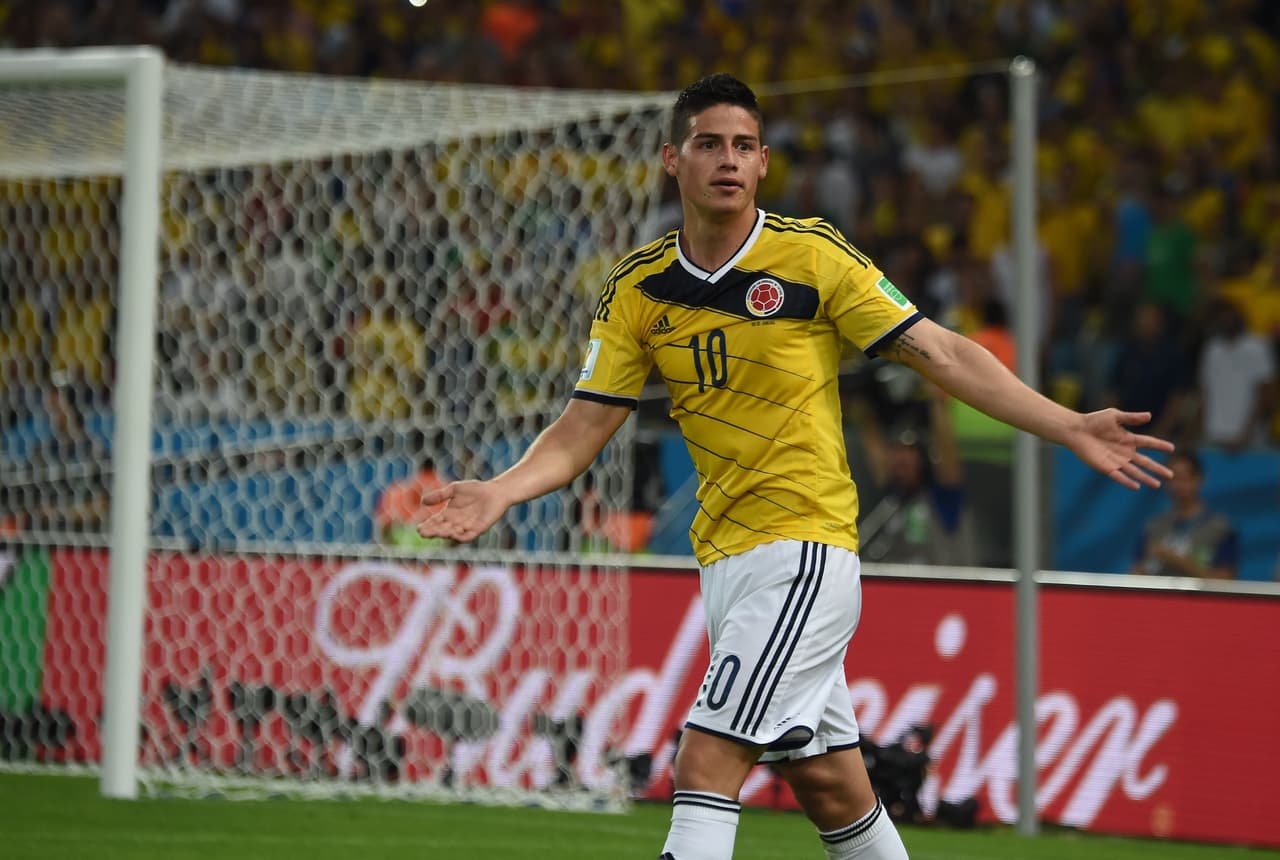 Brasil 2014 - James Rodríguez (Colombia - 6 goles)