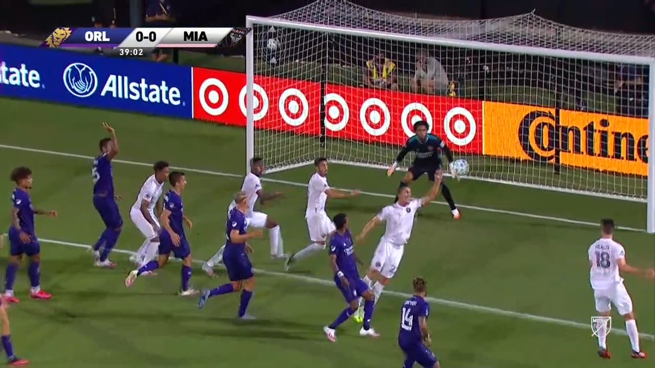 ¡Con la mano en el balón! Gol anulado para el Inter Miami