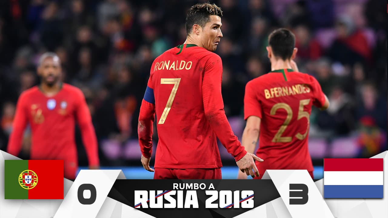 Holanda vence 3-0 a Portugal con todo y Cristiano
