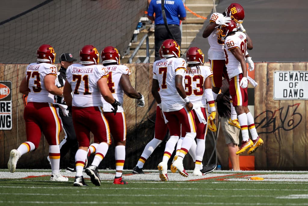 Washington celebra touchdown