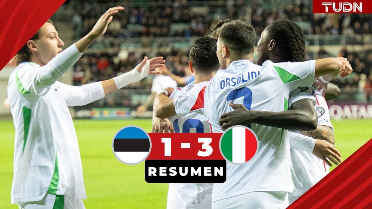 Resumen | Italia se lleva el triunfo en Estonia, sin problemas