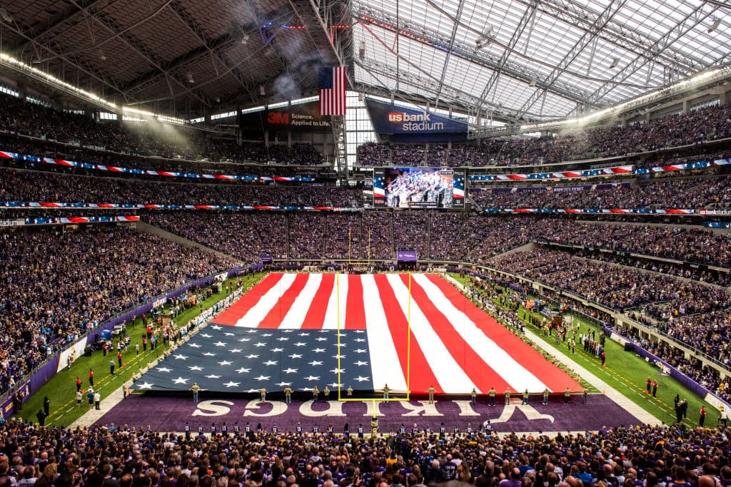 Minnesota Vikings | Albergarán sus dos primeros partidos en el US Bank Stadium sin aficionados debido a las restricciones estatales.