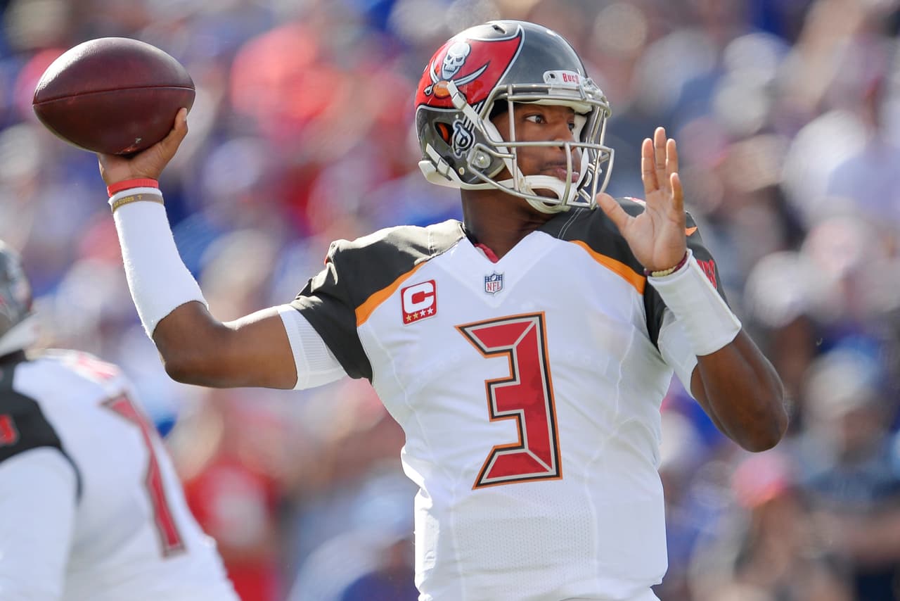 Jameis Winston será baja en Tampa Bay por un par de semanas