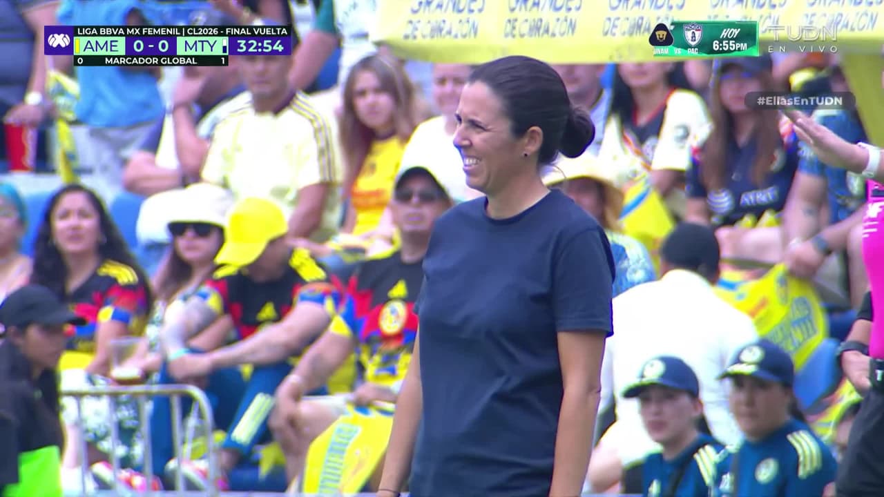 ¡Cerca de caer el segundo de Rayadas! Del Campo acaba de fallar una clara para aumentar la ventaja de Monterrey