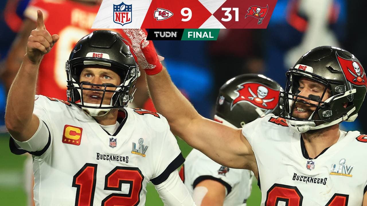 Buccaneers vence 31-9 a Chiefs en Super Bowl LV
