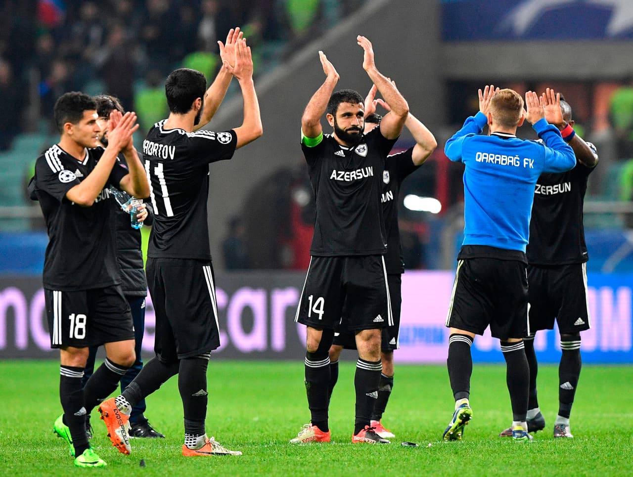 Es el primer punto que obtuvo Qarabag en su historia en la Champions.