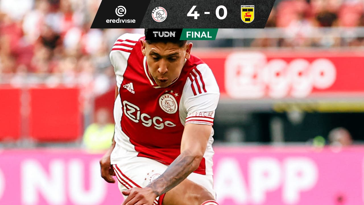 Ajax golea al Cambuur con Edson Álvarez y Jorge Sánchez