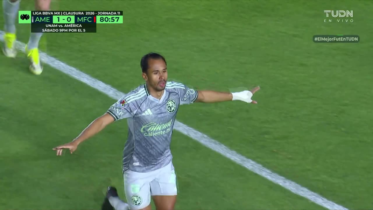 ¡Vinicius Lima se estrena en América vs. Mazatlán con este golazo!