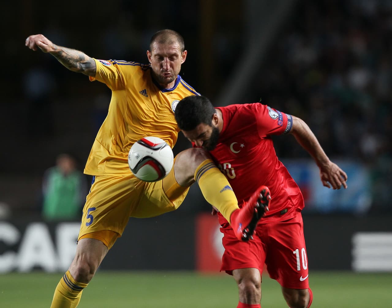 El '10' del Atlético de Madrid anotó el gol de la victoria ante Kazajistán