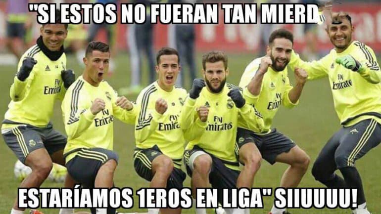 Los usuarios de las redes sociales se burlaron de la derrota de los merengues contra los colchoneros en el derbi y de la crítica de Cristiano Ronaldo hacia sus compañeros.