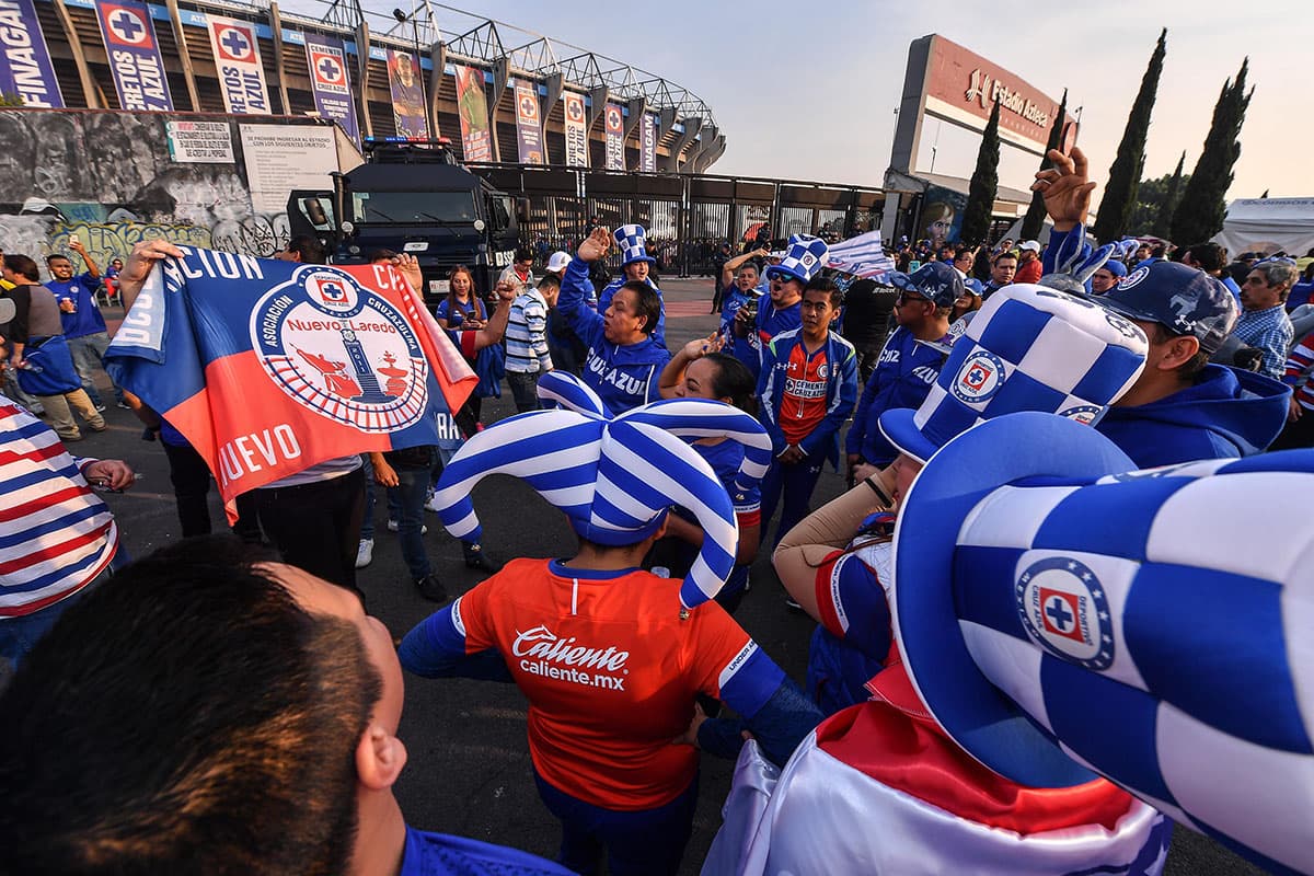 En el Estadio Azteca se vive la Final del Apertura 2018 entre Cruz Azul y América.