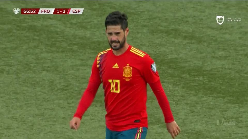 Tiro desviado de Isco