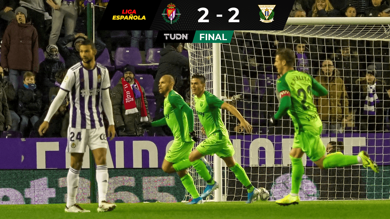 ¡Sufrido empate! Leganés sacó un punto ante Valladolid